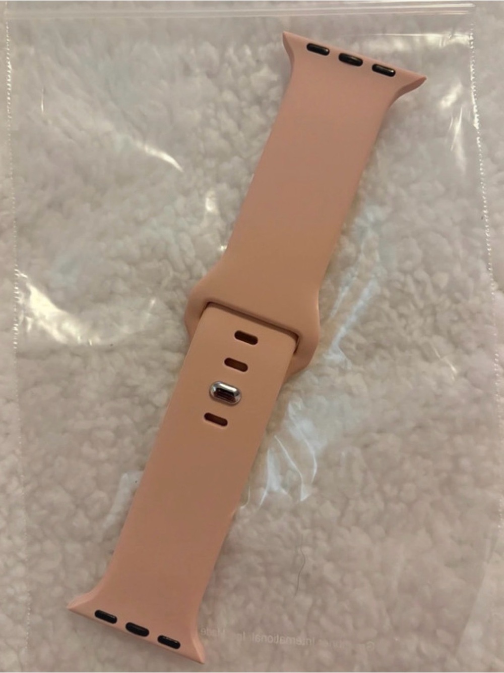 Silicone Watch Band - Blush Pink Replacement Strap for Smartwatches